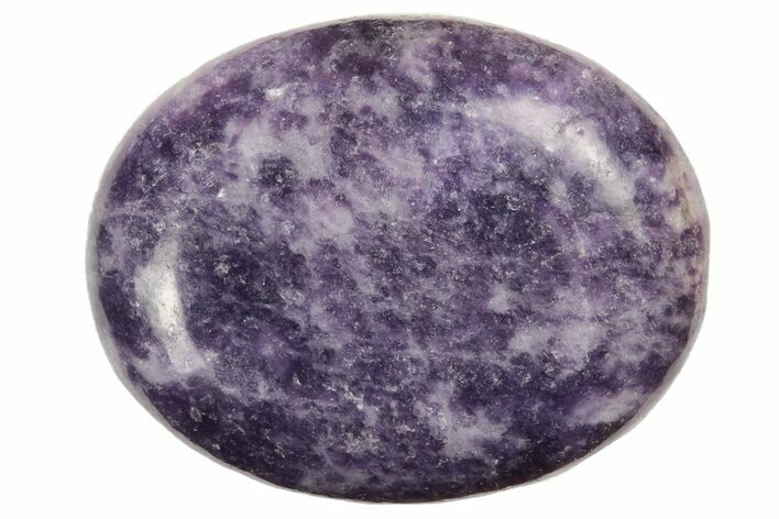 Polished Lepidolite Pocket Stone - 1.8" Size - Photo 1